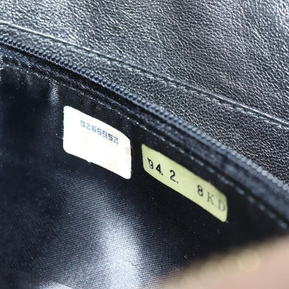 Chanel Vintage Front Pocket Camera Bag Quilted Suede, BROWN, SUEDE, Shoulder bag