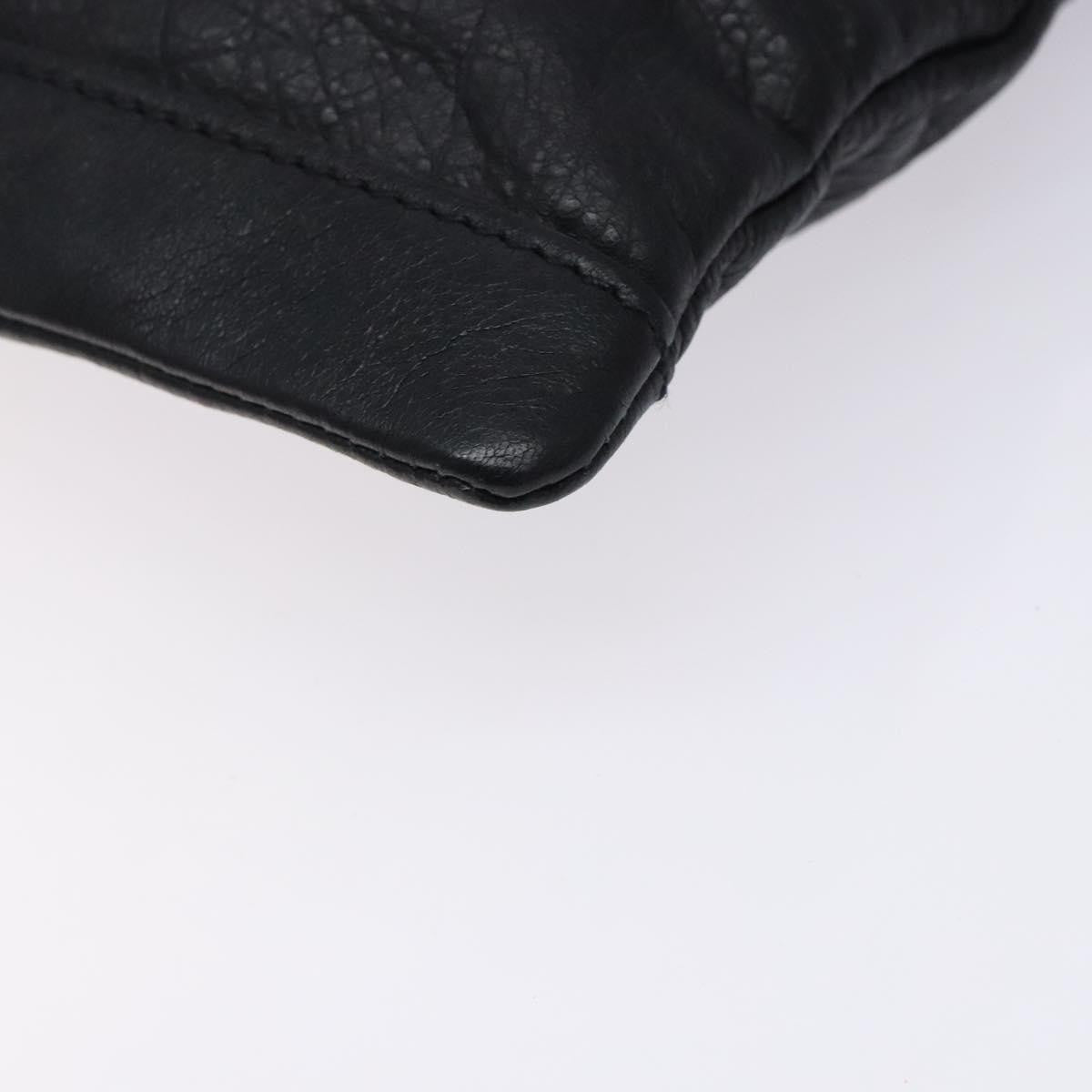 Balenciaga Classic City Clip Pouch Leather, BLACK, LEATHER, Clutche & pouche