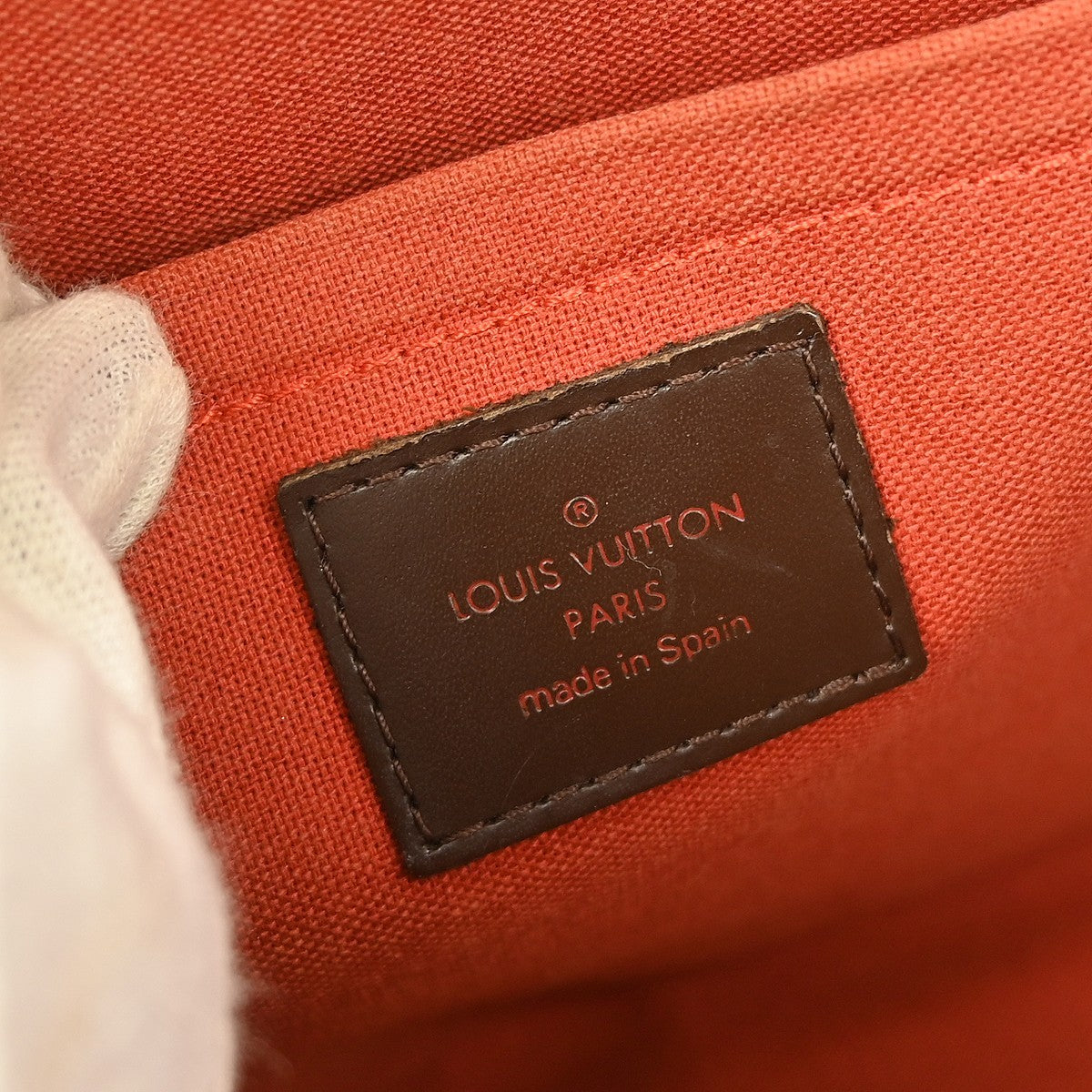 Louis Vuitton Ribera Handbag Damier, BROWN, CANVAS, Handbag