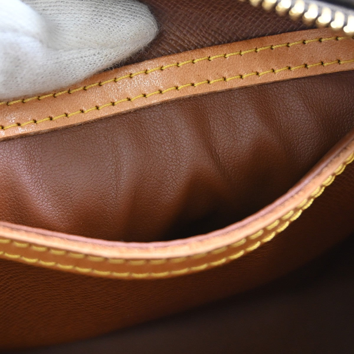 Louis Vuitton Blois Handbag Monogram Canvas, Brown, Canvas, Shoulder Bag
