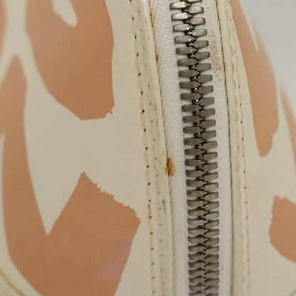 Louis Vuitton Alma Handbag Limited Edition Graffiti Leather, WHITE, CANVAS, Handbag