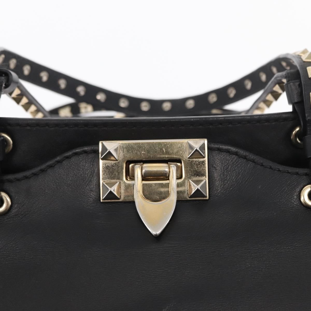 Valentino Garavani Rockstud Tote Soft Leather, BLACK, LEATHER, Tote bag