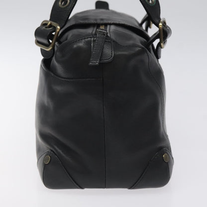 Chloe Vintage Shoulder Bag Leather, BLACK, LEATHER, Shoulder bag