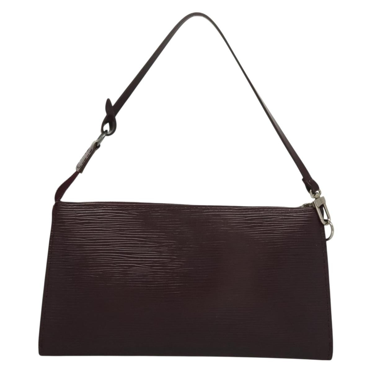 Louis Vuitton Pochette Accessoires Epi Leather, PURPLE, LEATHER, Clutche & pouche