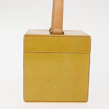 Louis Vuitton Bleecker Box Bag Monogram Vernis, BEIGE, PATENT_LEATHER, Clutche & pouche