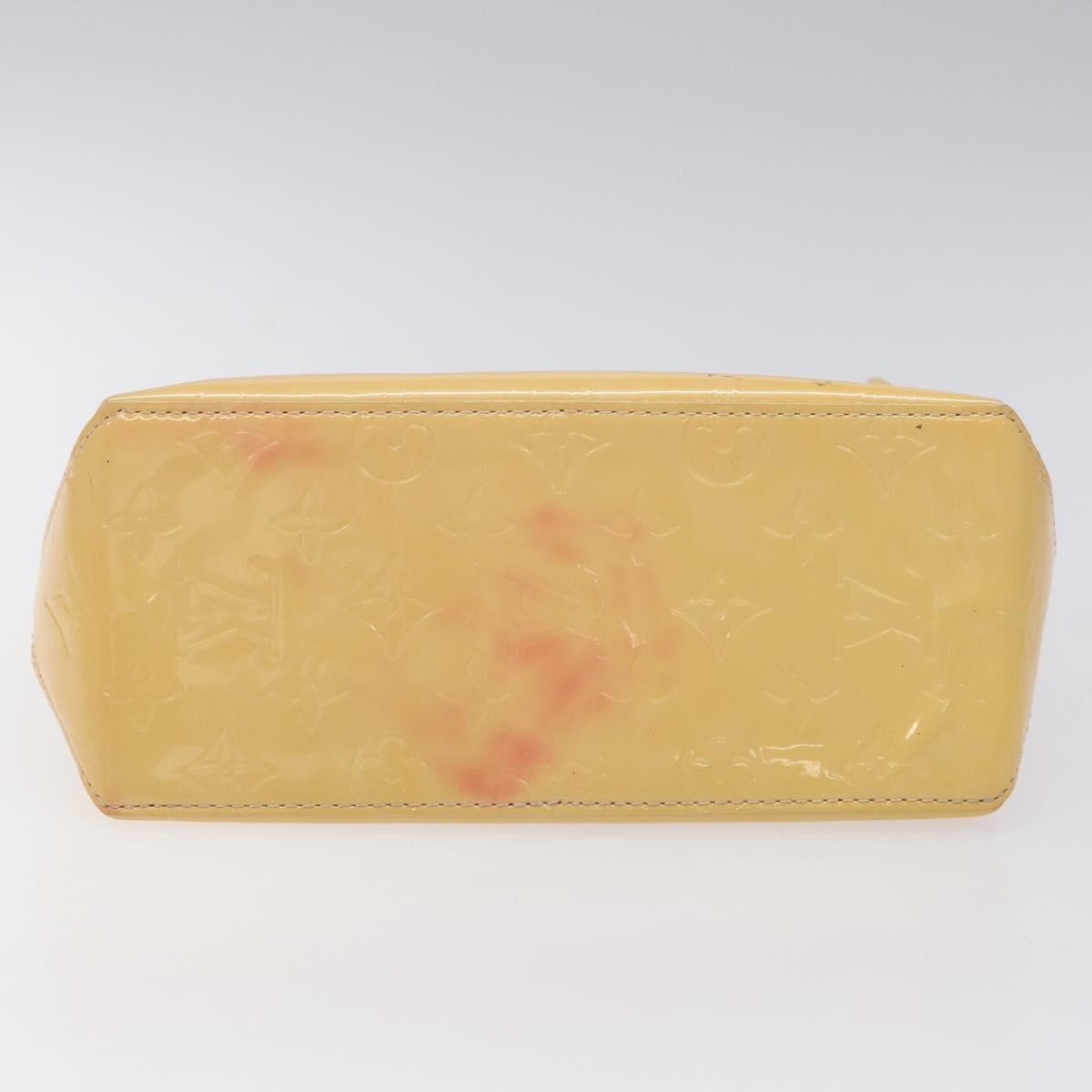 Louis Vuitton Vernis Houston Bag labellov, YELLOW, LEATHER, Handbag