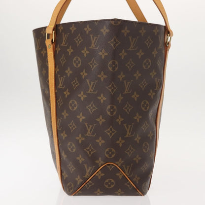 Louis Vuitton Shopping Sac Handbag Monogram Canvas, BROWN, CANVAS, Tote bag
