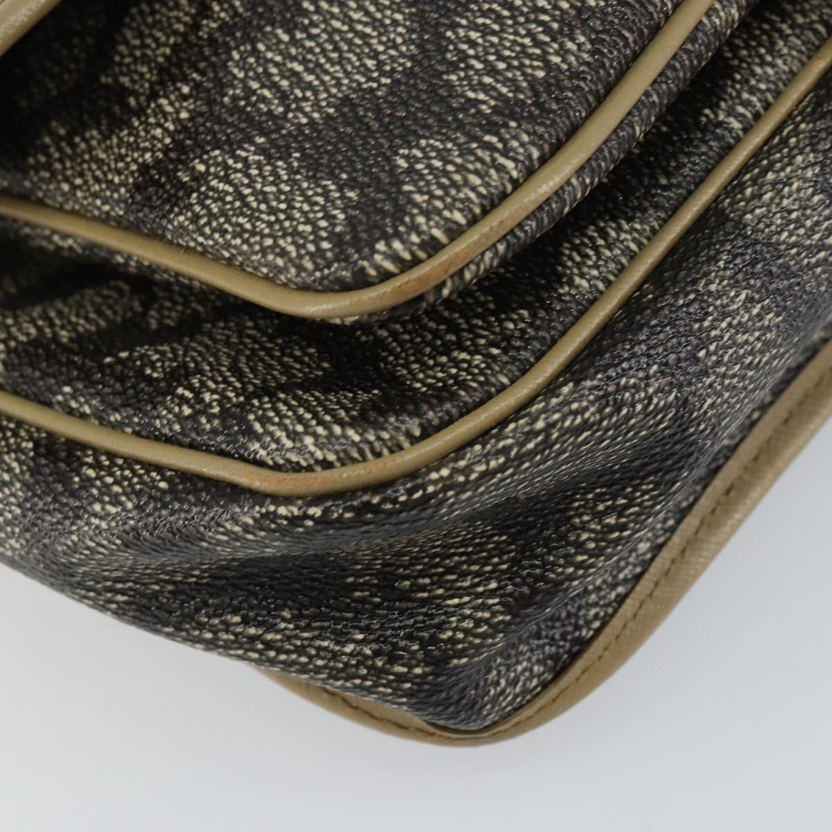 Saint Laurent Vintage Shoulder Bag PVC Leather, BEIGE, PVC, Shoulder bag