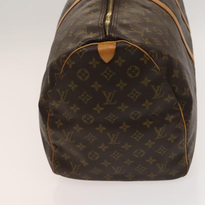 Louis Vuitton Keepall Bag Monogram Canvas, BROWN, CANVAS, Travel bag