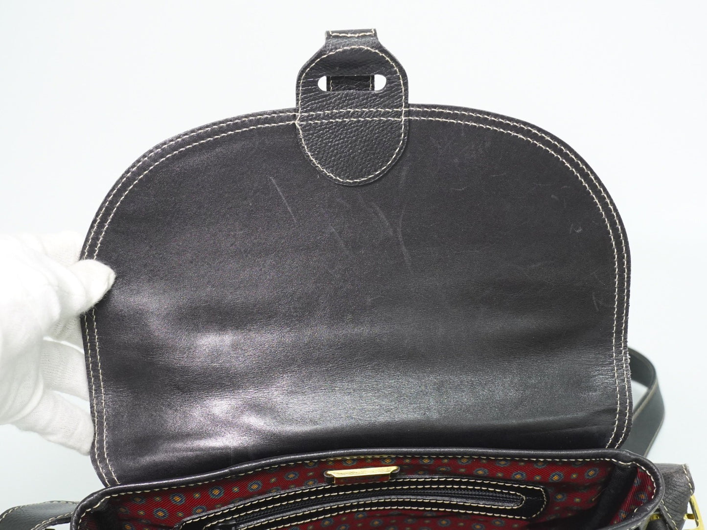 Loewe Anagram Shoulder Bag Leather, Black, Leather, Shoulder Bag