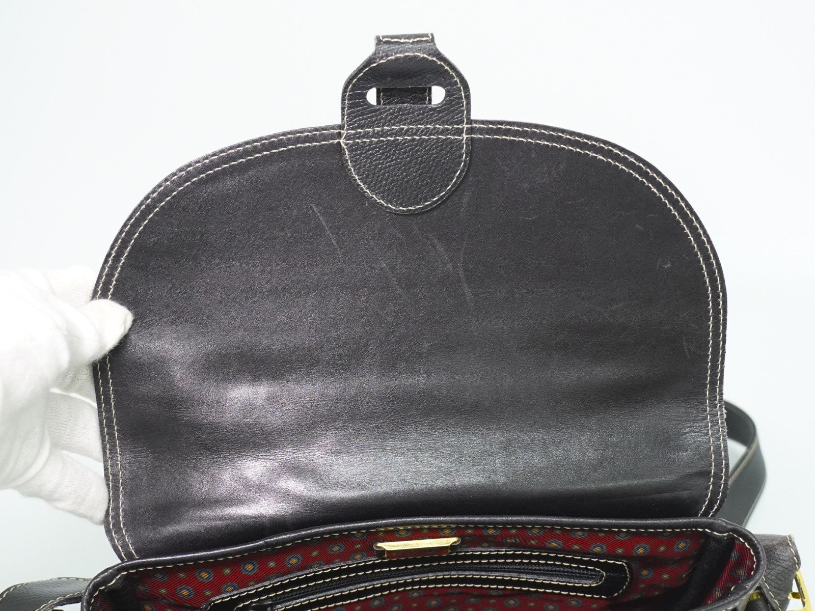 Loewe Anagram Shoulder Bag Leather, Black, Leather, Shoulder Bag
