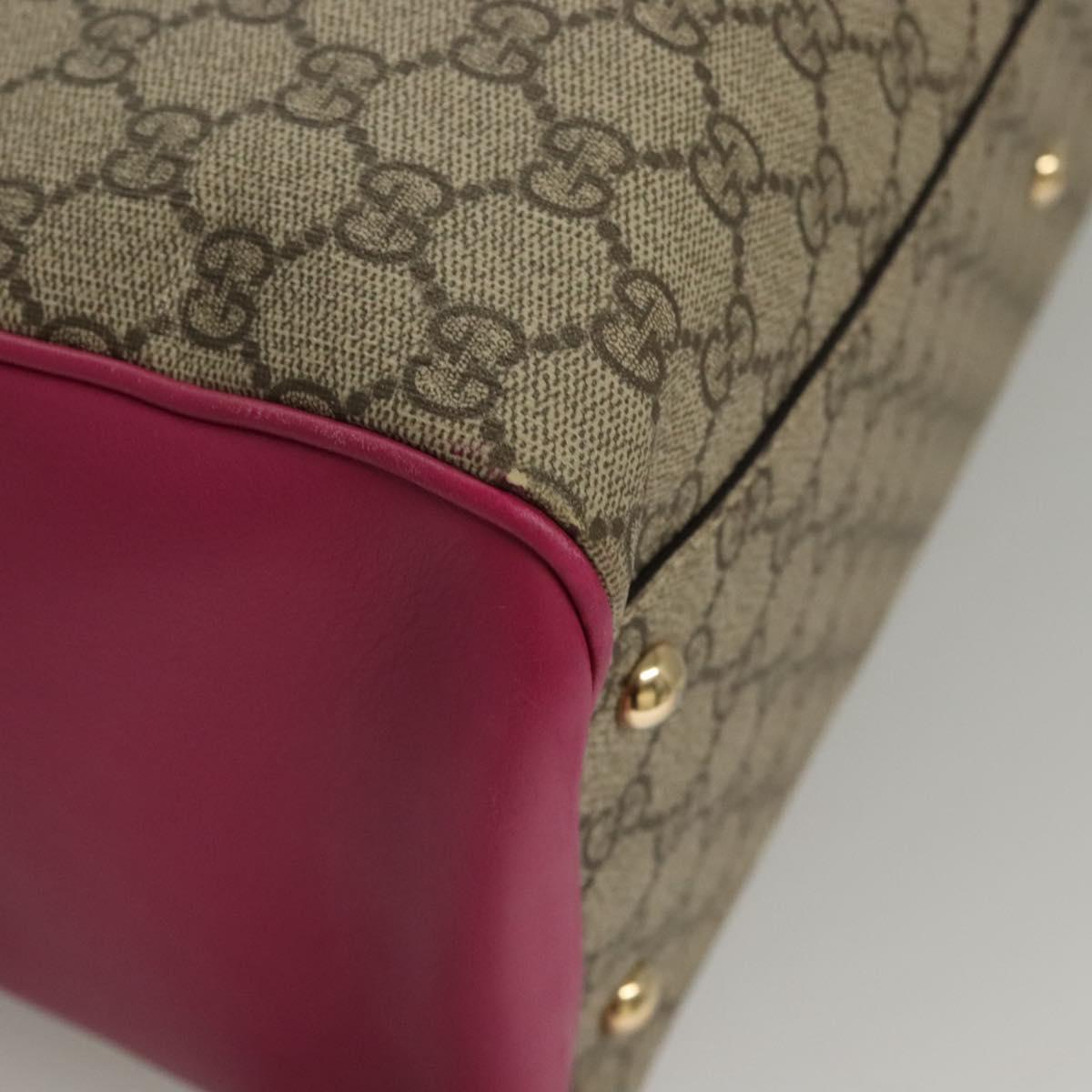 Gucci Convertible Boston Bag Embroidered GG Coated Canvas, BEIGE, CANVAS, Travel bag