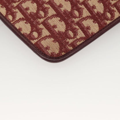 Christian Dior Vintage Trotter Shoulder Bag Canvas, RED, CANVAS, Shoulder bag