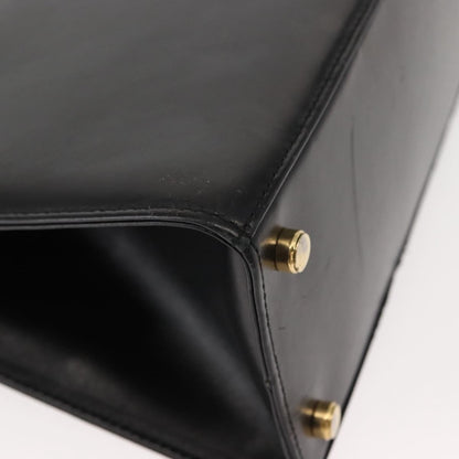 Salvatore Ferragamo Convertible Vara Bow Tote Leather, BLACK, LEATHER, Handbag