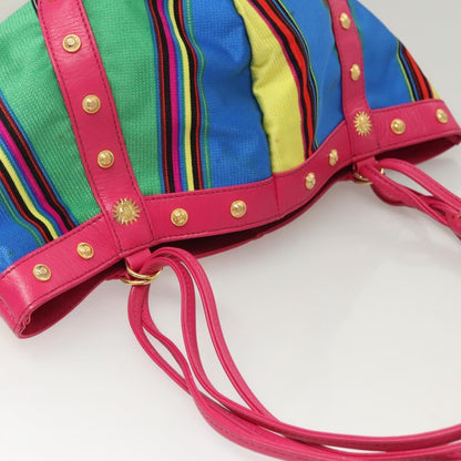 Versace Vintage Shoulder Bag Canvas, MULTICOLOUR, CANVAS, Shoulder bag