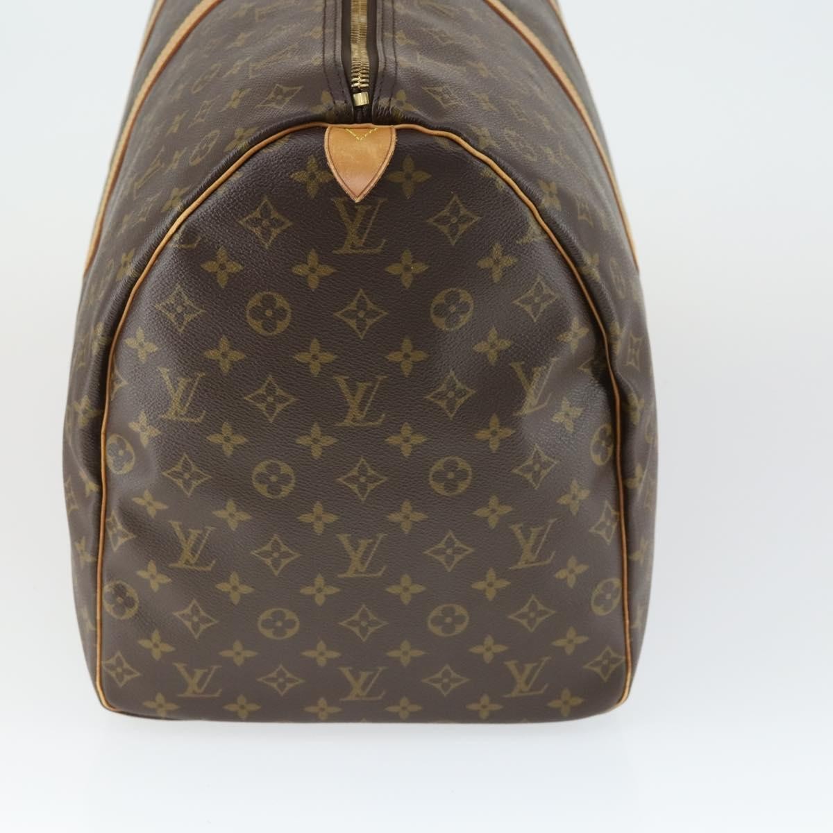 Louis Vuitton Keepall Bag Monogram Canvas, BROWN, CANVAS, Travel bag