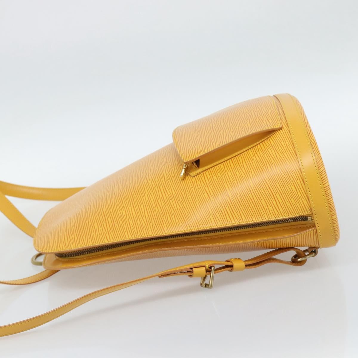 Louis Vuitton Gobelins Backpack Epi Leather, Yellow, Leather, Backpack