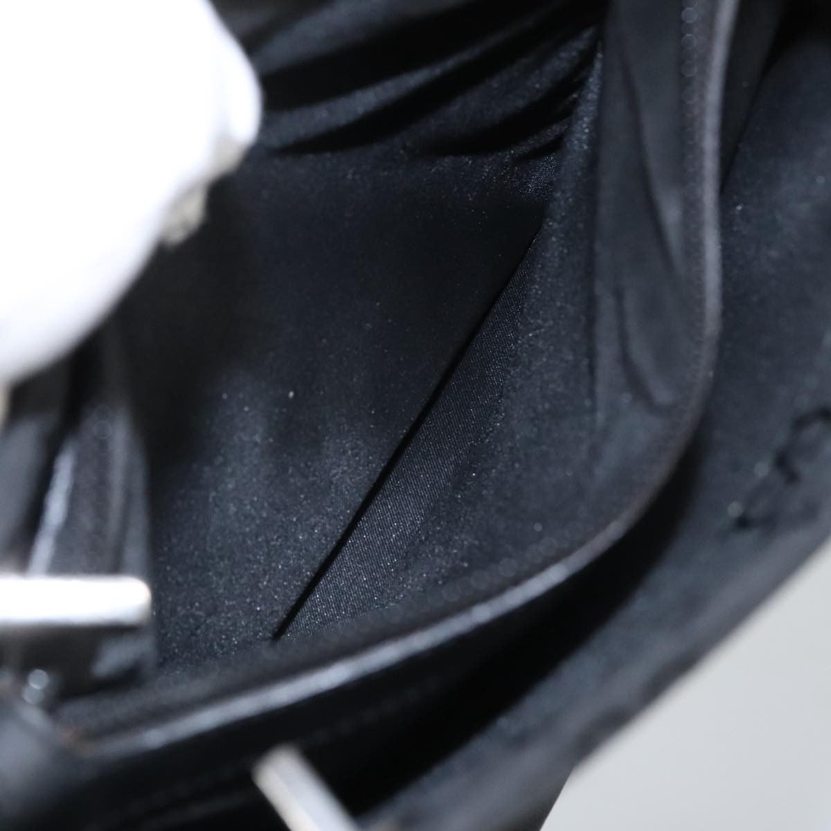 Gucci Vintage Bamboo Handle Tote GG Nylon, BLACK, NYLON, Tote bag