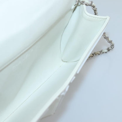 Chanel Midnight Swim Clutch Leather, GRAY, LEATHER, Clutche & pouche