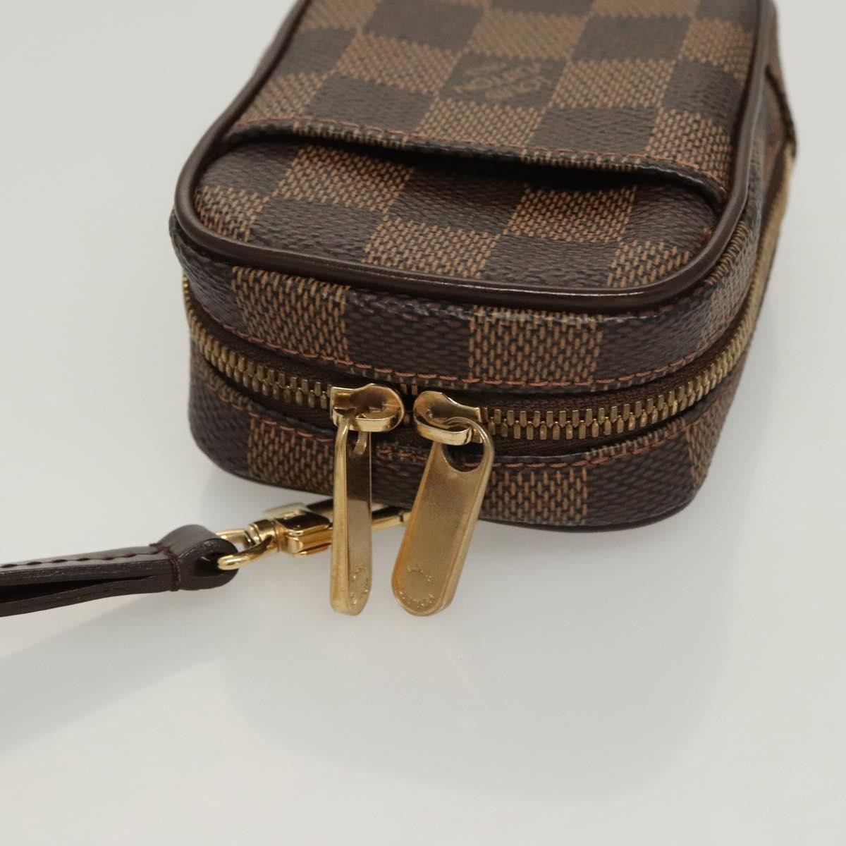 Louis Vuitton Etui Okapi Camera Case Damier, BROWN, CANVAS, Travel bag