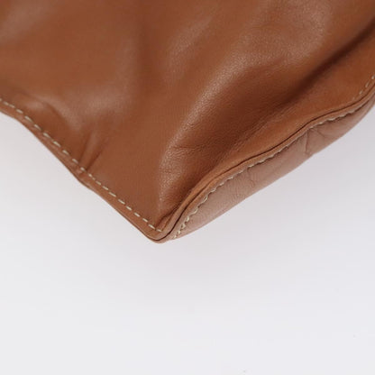 Loewe Anagram handbag Leather, BROWN, LEATHER, Handbag