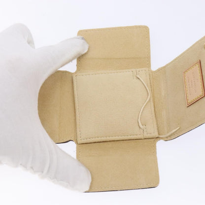 Louis Vuitton CASE JEWELRY BOX Canvas, BROWN, CANVAS, Wallets