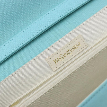 Saint Laurent Vintage Shoulder Bag Canvas, BLUE, CANVAS, Shoulder bag