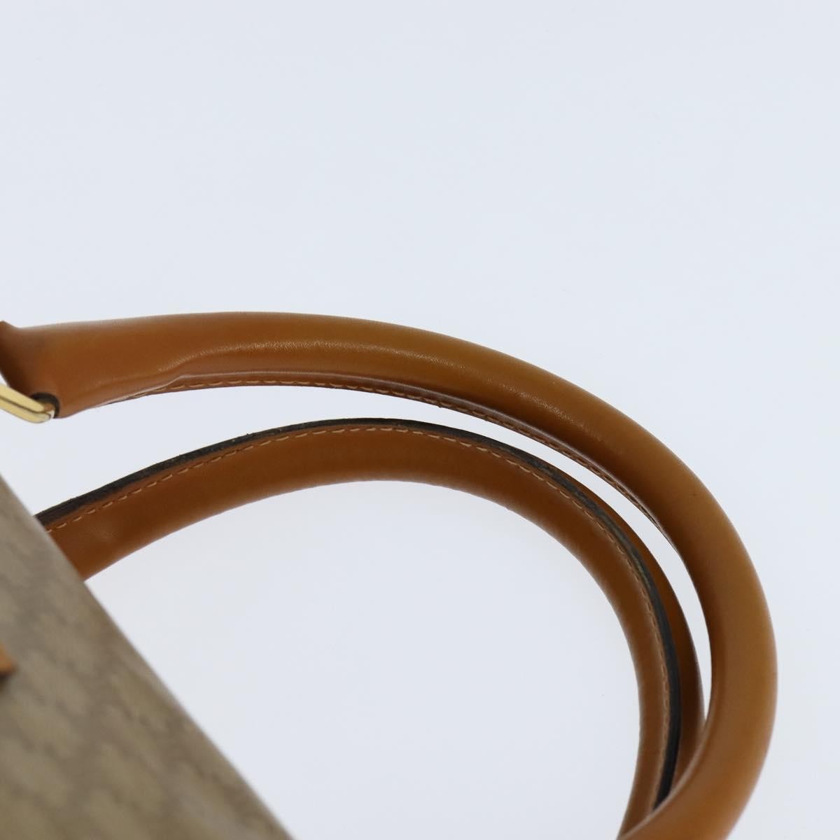 Celine Vintage Duffle Bag Macadam Coated Canvas, BEIGE, CANVAS, Handbag