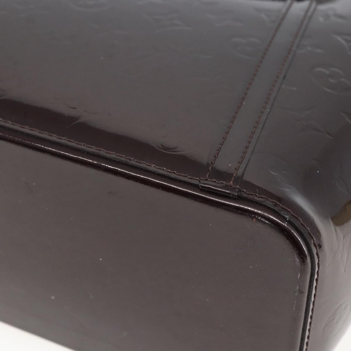 Louis Vuitton Avalon Handbag Monogram Vernis, PURPLE, PATENT_LEATHER, Handbag