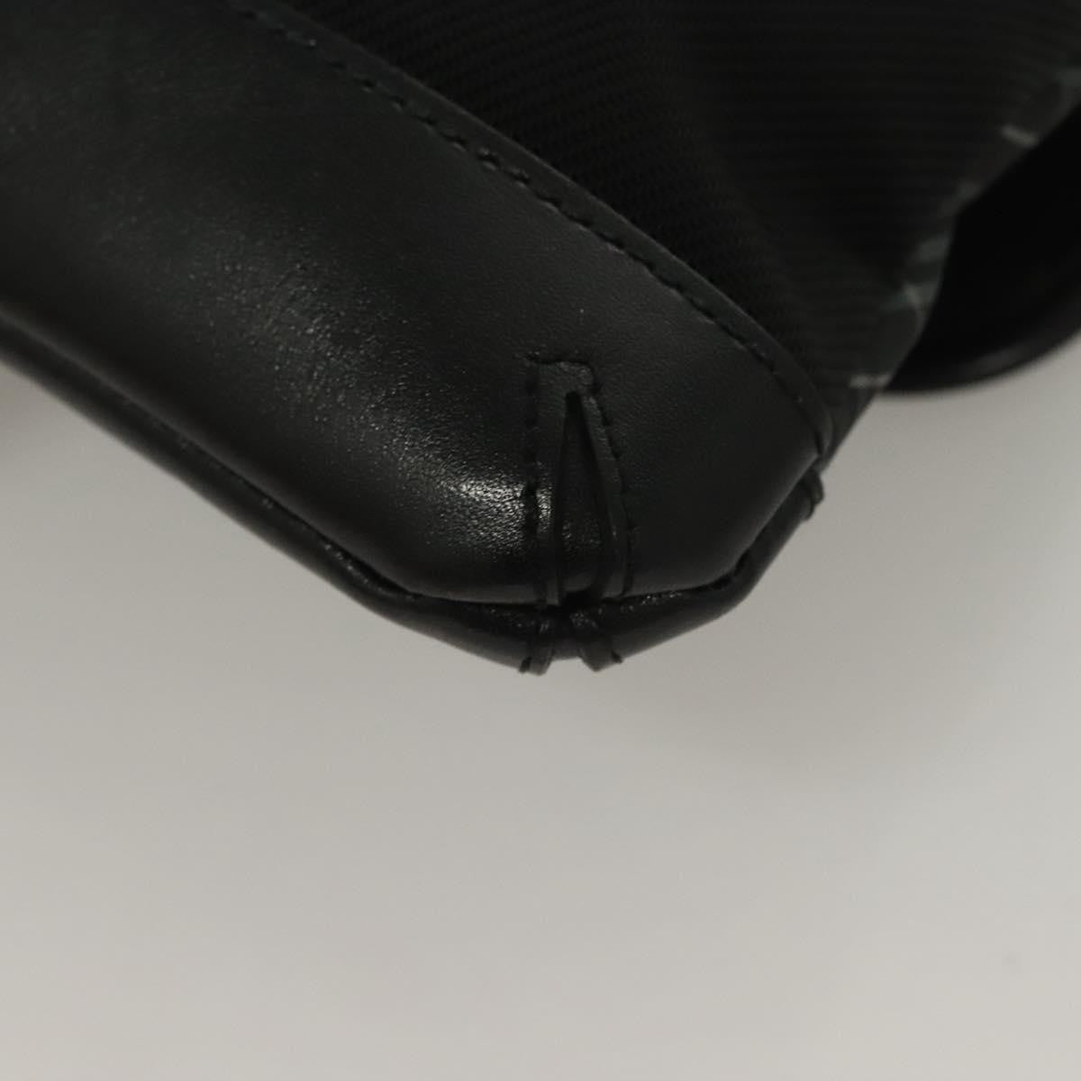 Burberry Front Pocket Messenger Bag Haymarket Canvas, BLACK, CANVAS, Shoulder bag