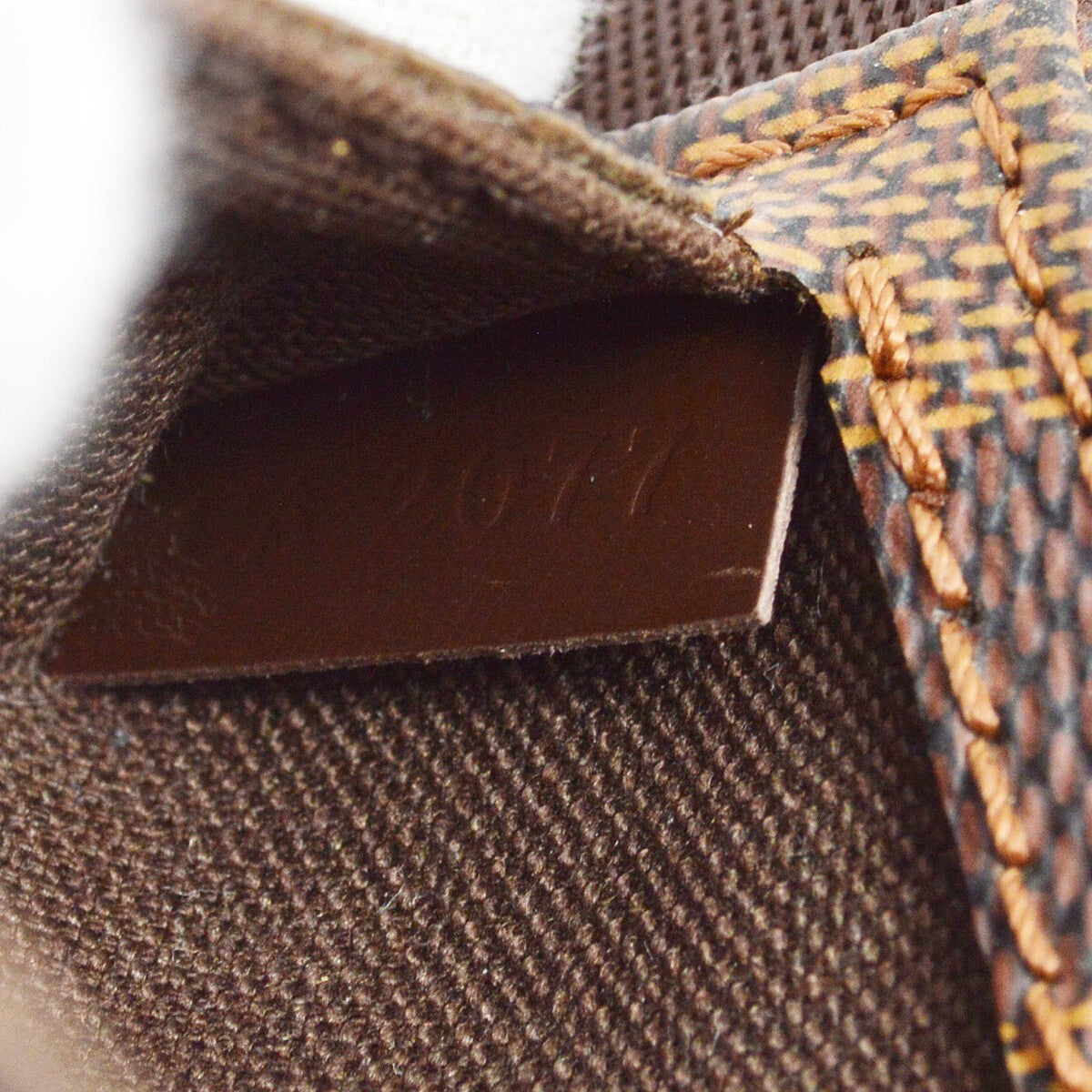 Louis Vuitton Geronimos Waist Bag Damier, BROWN, CANVAS, Clutche & pouche