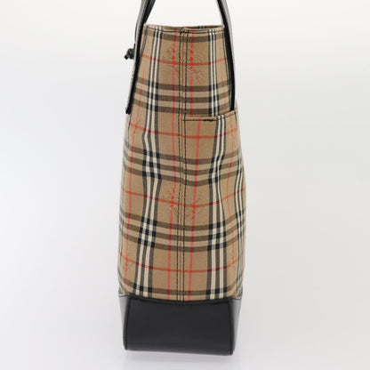 Burberry Nova Check Tote canvas check pattern, BEIGE, CANVAS, Tote bag