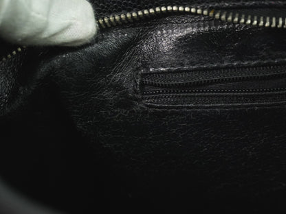 Chanel Medallion Tote Quilted Caviar, BLACK, LEATHER, Tote bag