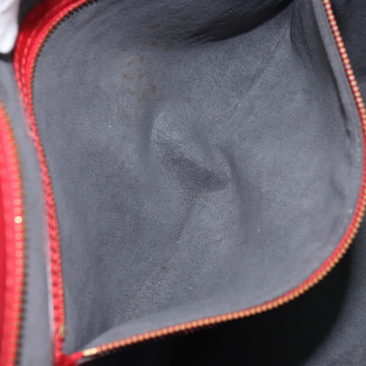 Louis Vuitton Saint Jacques Handbag Epi Leather, RED, LEATHER, Shoulder bag