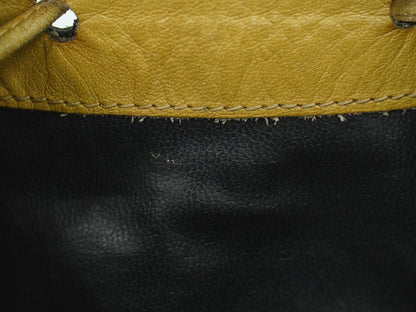 Celine Triomphe Drawstring Bucket Bag Leather, BLACK, LEATHER, Shoulder bag