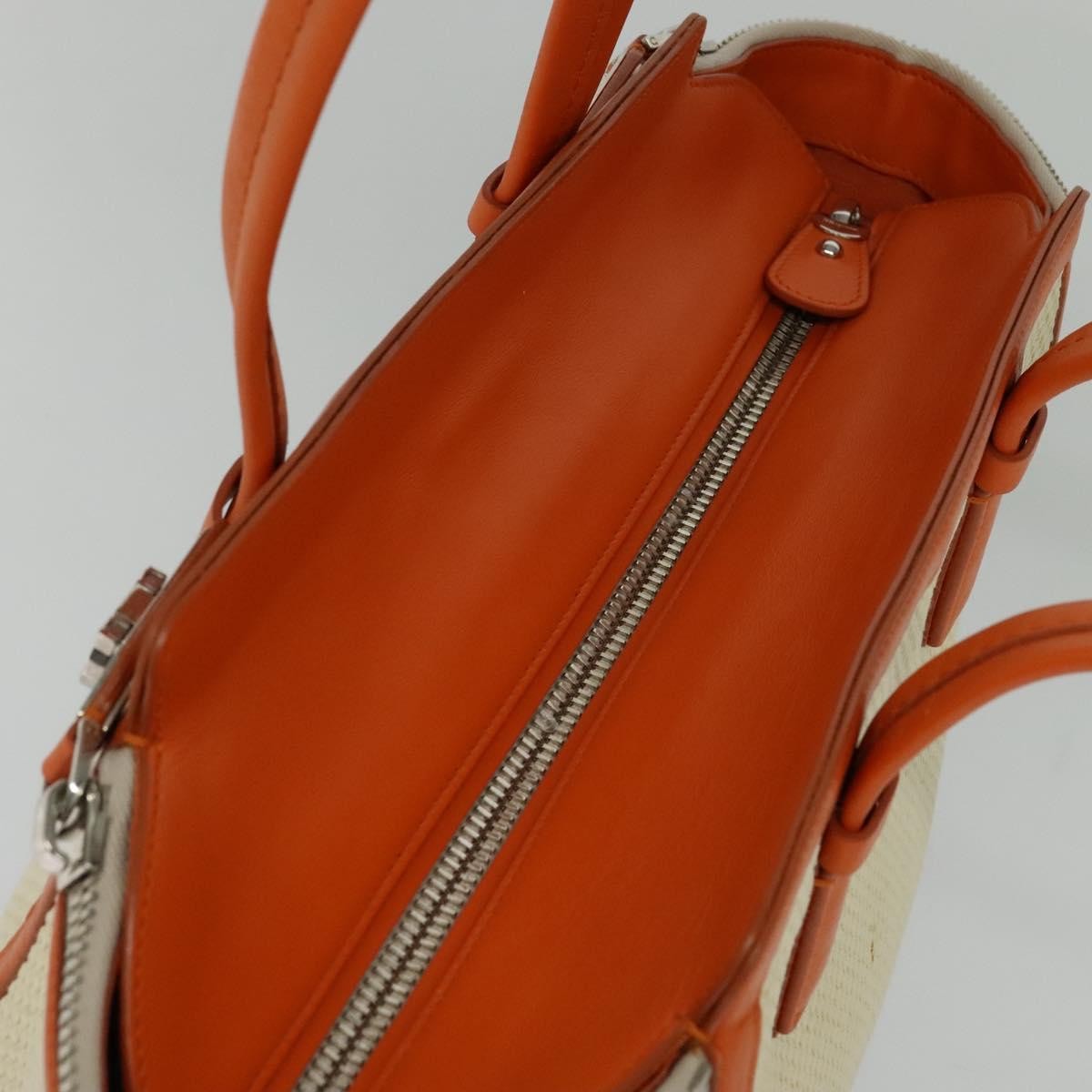 Salvatore Ferragamo Gancini Tote Canvas and Leather, BEIGE, CANVAS, Tote bag