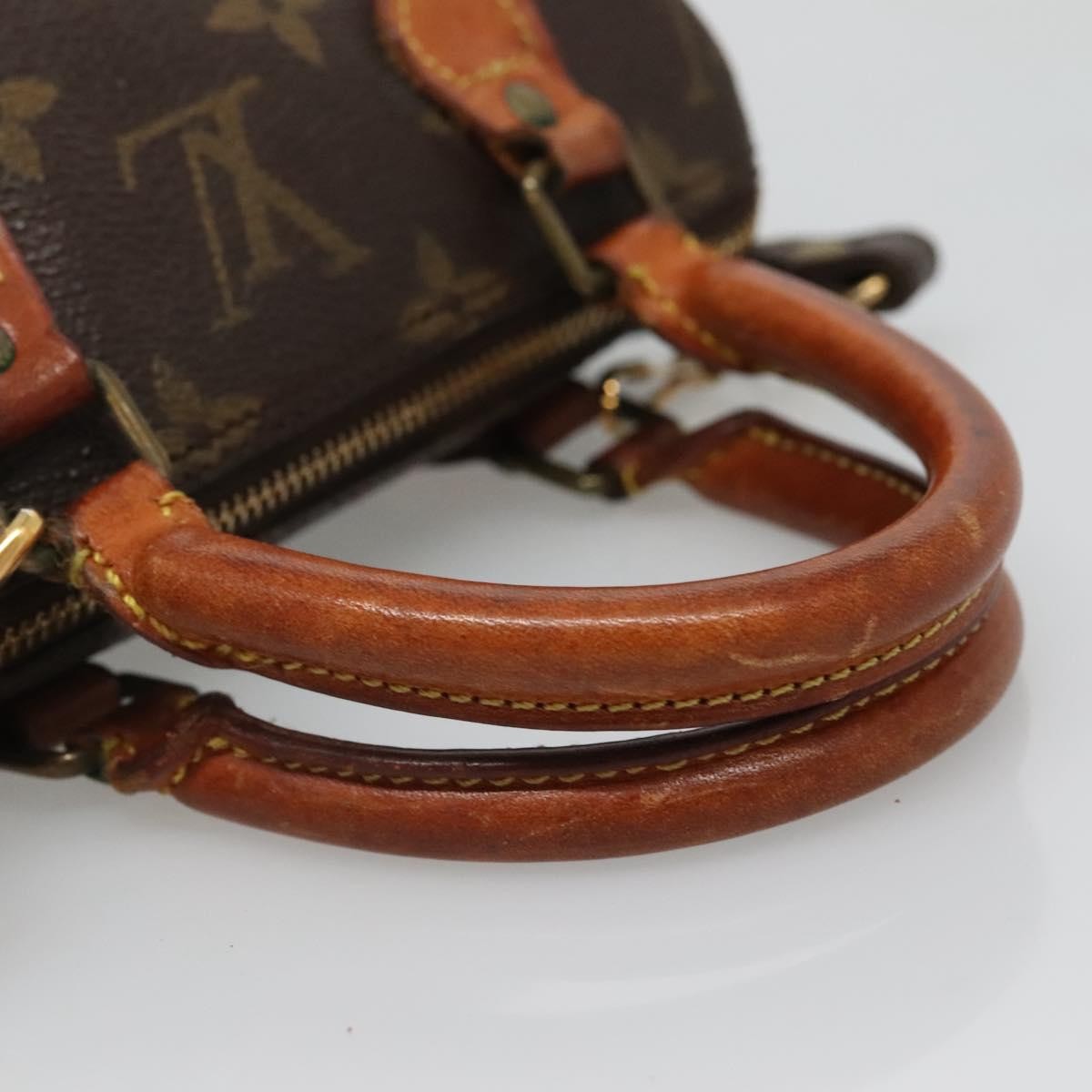 Louis Vuitton Speedy Mini HL Handbag Monogram Canvas, BROWN, CANVAS, Handbag