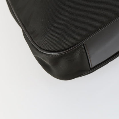 Gucci Vintage Bamboo Handle Bag Nylon, BROWN, NYLON, Handbag