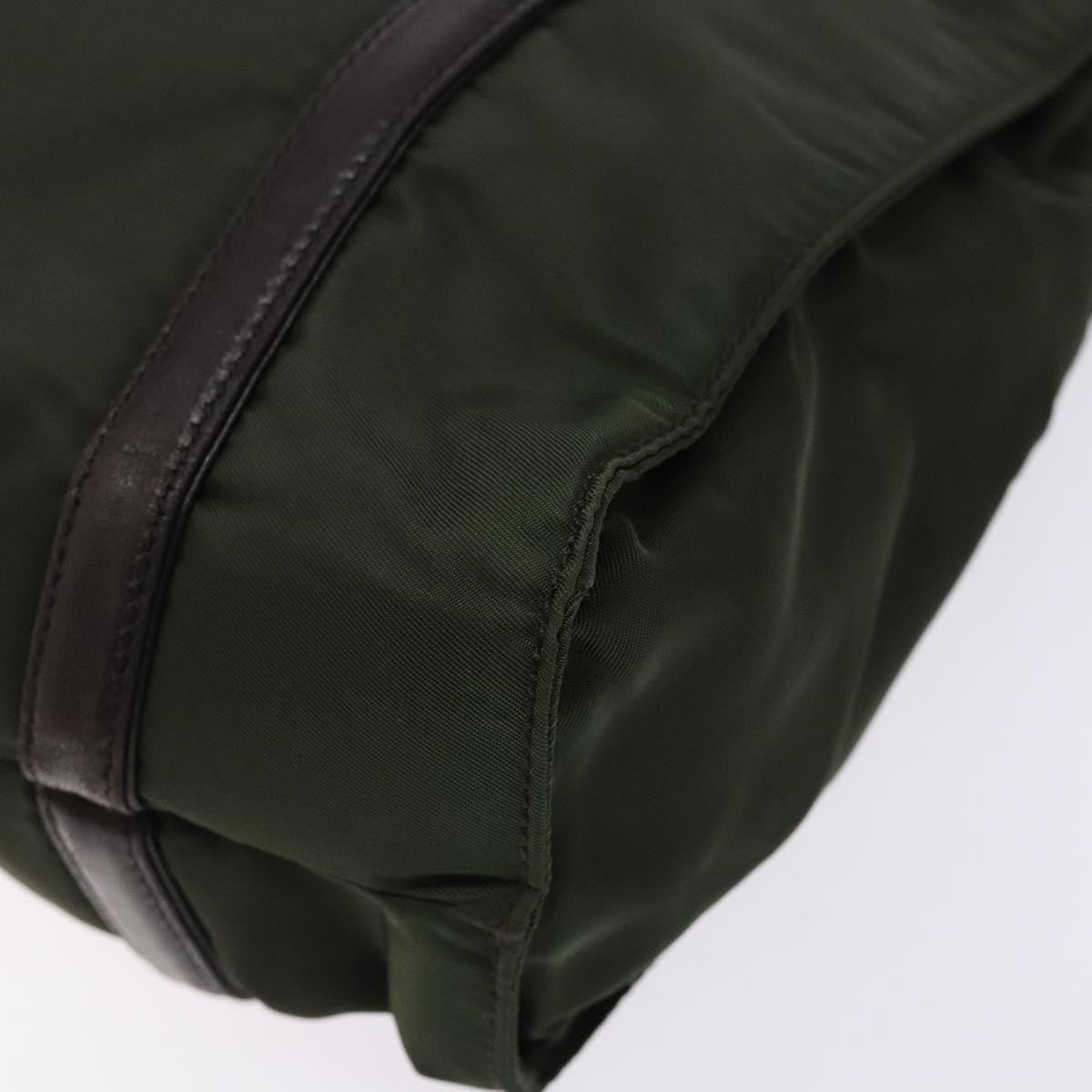 Prada Vintage Shoulder Bag Tessuto, KHAKI, NYLON, Shoulder bag