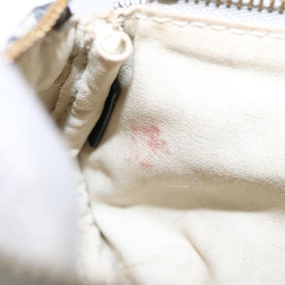 Louis Vuitton Anne Sophie Clutch Mini Lin, BLUE, CANVAS, Clutche & pouche