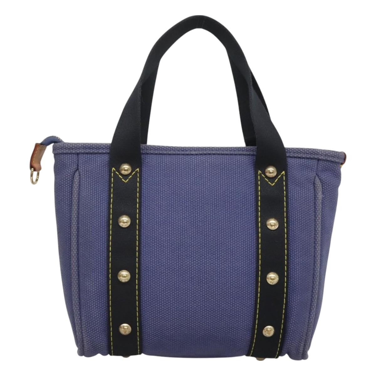 Louis Vuitton Antigua Tote Canvas, BLUE, CANVAS, Tote bag