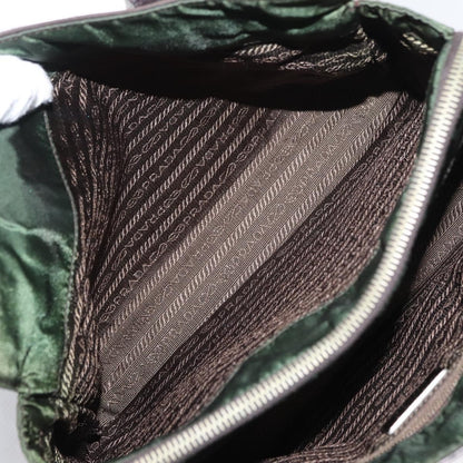 Prada Vintage Tote Tessuto with Leather, BROWN, NYLON, Tote bag