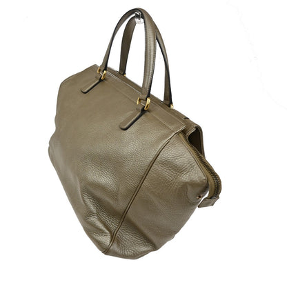 Gucci 1973 Top Handle Bag Leather, GOLD, LEATHER, Handbag