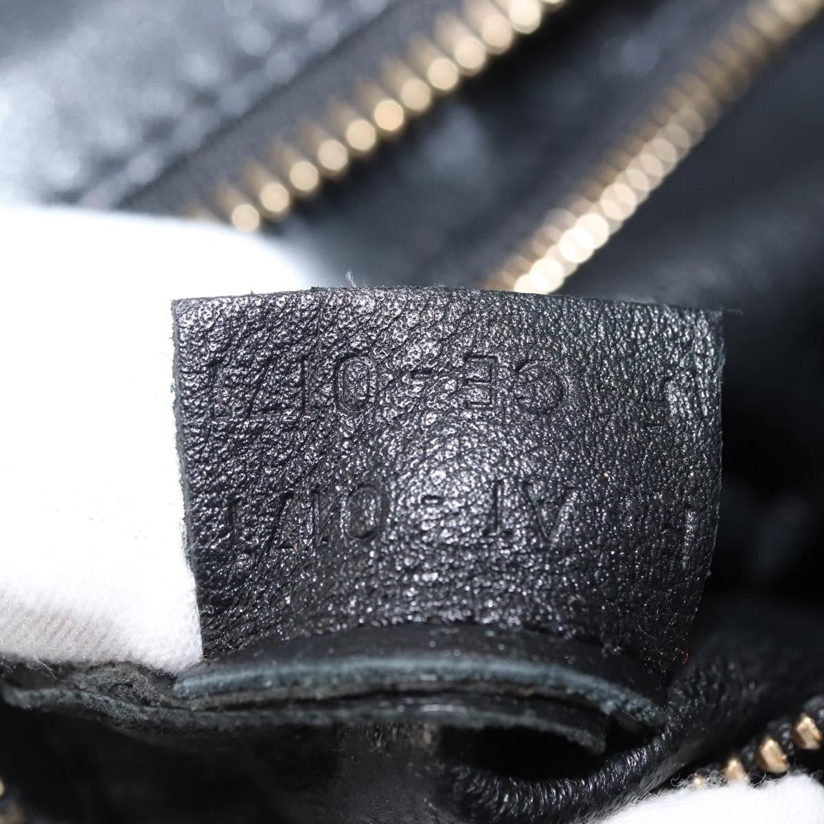 Celine Luggage Bag Denim and leather, BLACK, DENIM_JEANS, Handbag