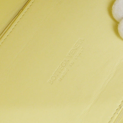 Bottega Veneta Arco Tote Maxi Intrecciato Leather, YELLOW, LEATHER, Tote bag