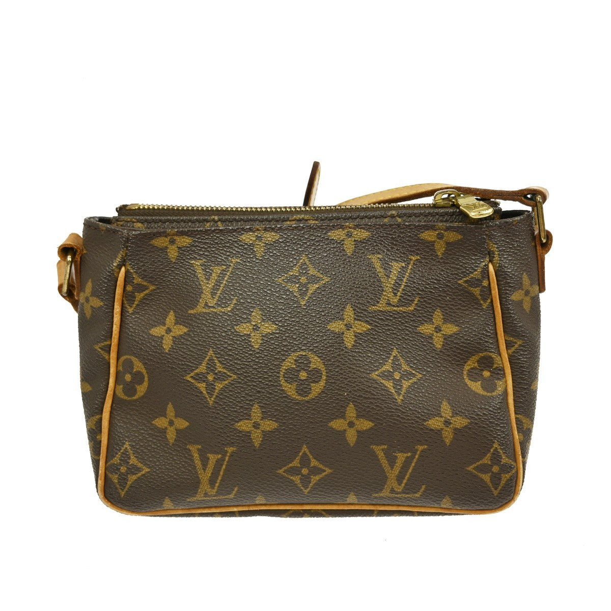 Louis Vuitton Vivacite Handbag Monogram Canvas, BROWN, CANVAS, Shoulder bag