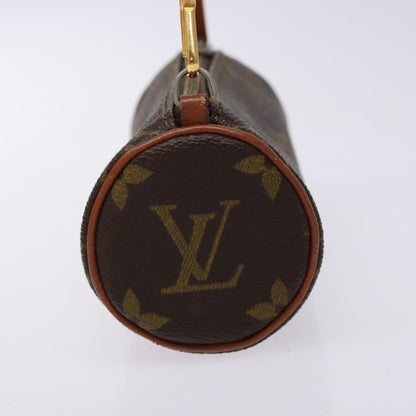Louis Vuitton Papillon Pochette Monogram Canvas, BROWN, CANVAS, Handbag