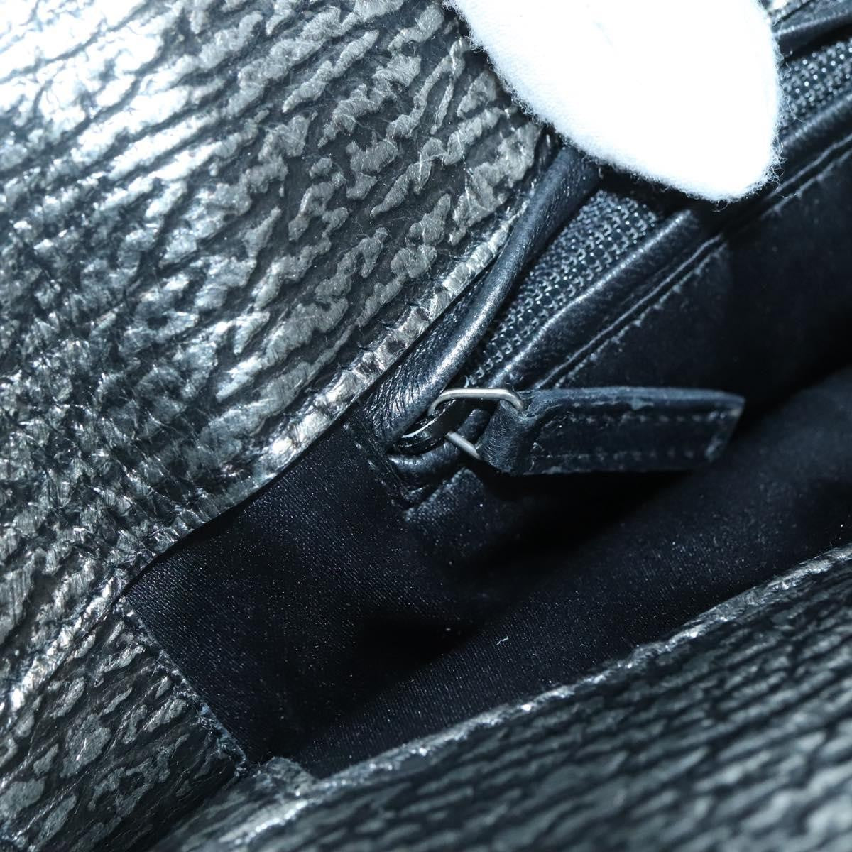 Saint Laurent Tribute Tote Leather, SILVER, LEATHER, Shoulder bag