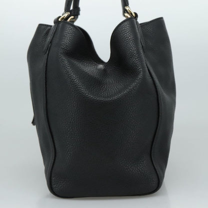 Gucci Soho Shoulder Bag Leather, BLACK, LEATHER, Handbag