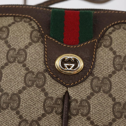 Gucci Vintage Web Crossbody Bag GG Coated Canvas, BEIGE, CANVAS, Shoulder bag